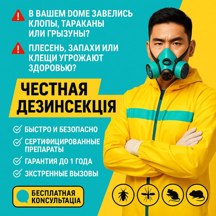 Дезинфекция таракан клоп насекомые плесень кандала блохи мышь крыса ос