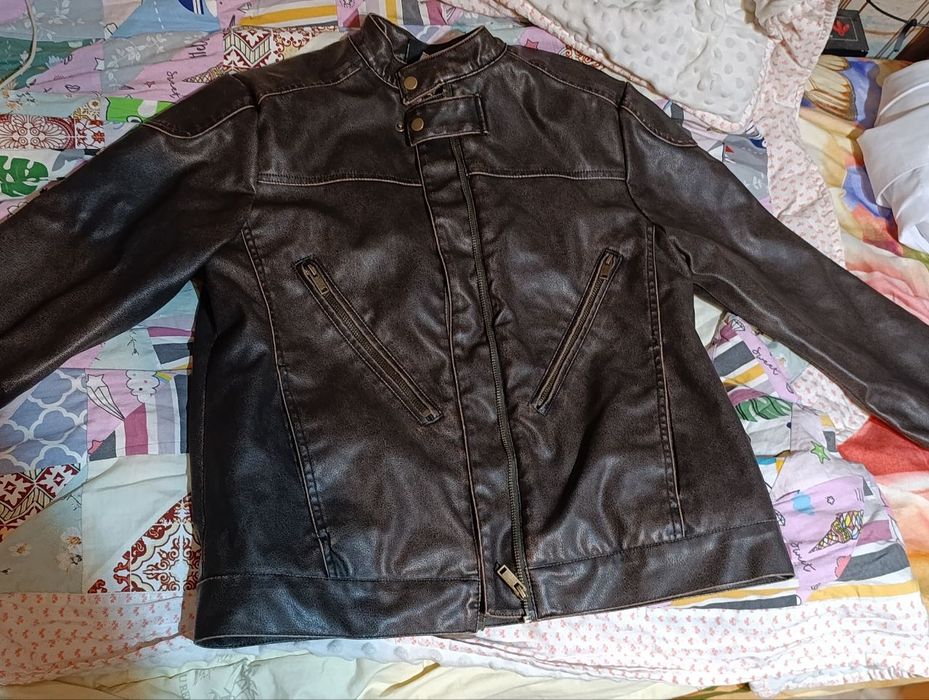 продаю кожаную курточку от H&M