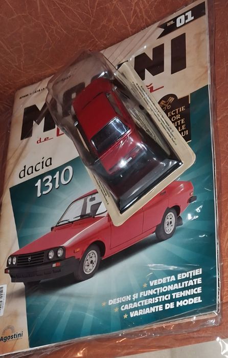 Macheta noua Dacia 1310 , scara 1:43 + revista