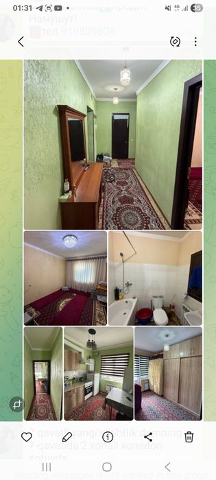 Квартира сотилади