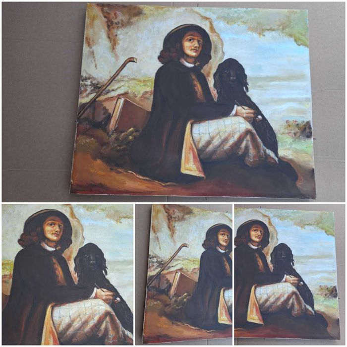 tablou pictura reproducere Gustave Courbet David Teniers Rubens Becque