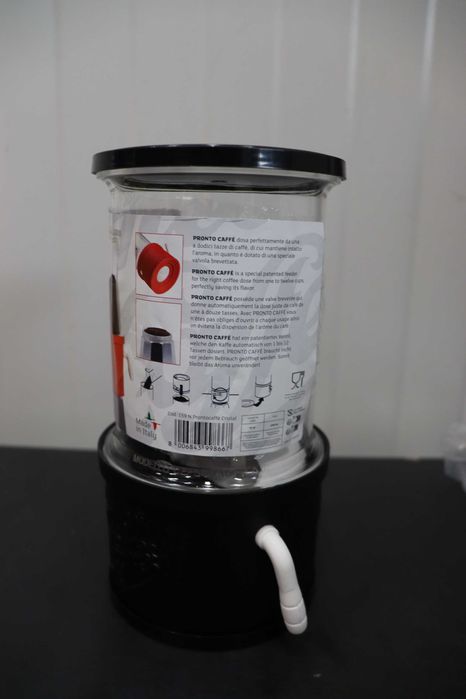 Lavatelli ProntoCaffè Black, Контейнер и Дозатор за смляно кафе до 12ч