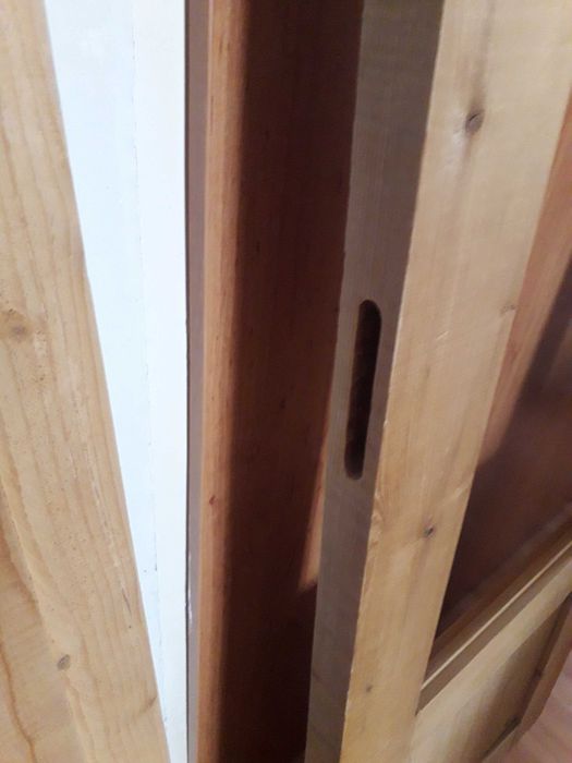 Usa noua lemn masiv - toc inclus - PLATA IN RATE