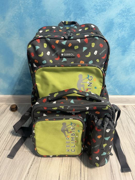 Ученическа раница GABOL и чанта за храна на GABOL