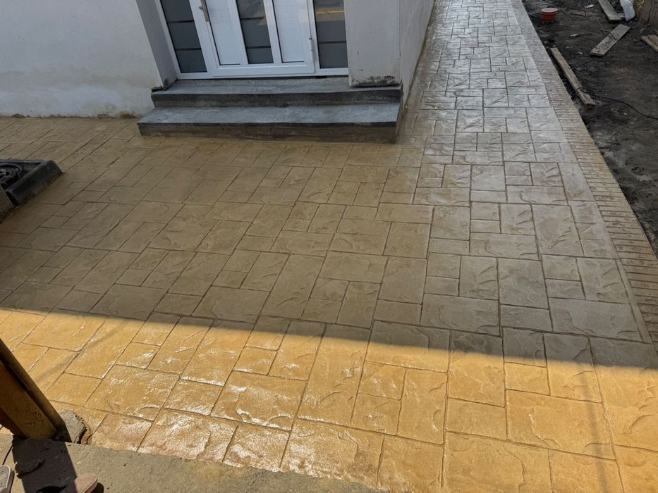 Щампован шлайфан бетон