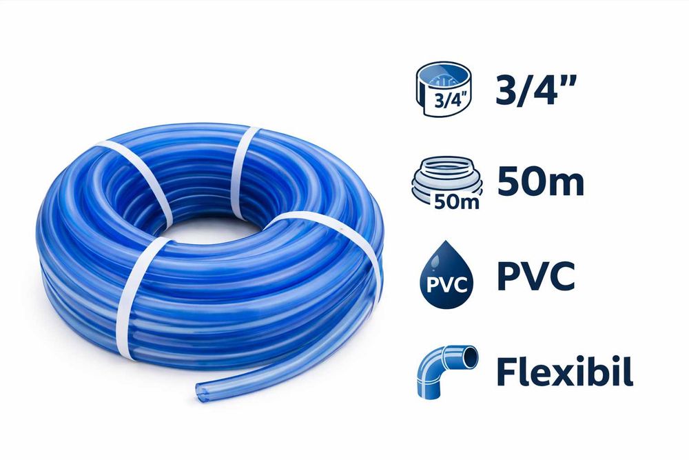 Furtun apa PVC 3/4 INCH - 50m