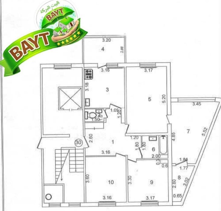 • Сергели-7‼️РАЗДЕЛКА 3/6/9 100м²‼️ Продаётся квартира