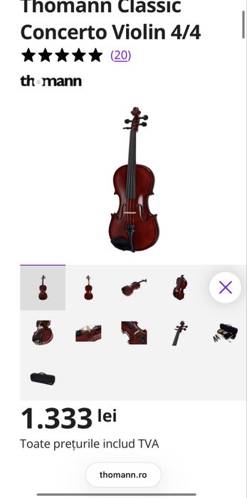 De vanzare vioară Thoman classic 4/4