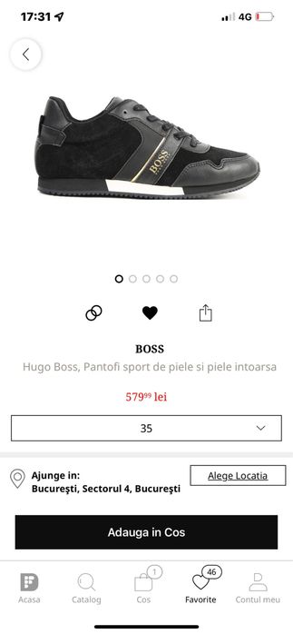 Adidasi Boss marimea 35