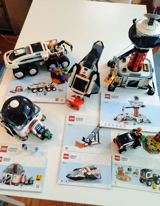 3 seturi Lego City Space 60432, 60434, 60439