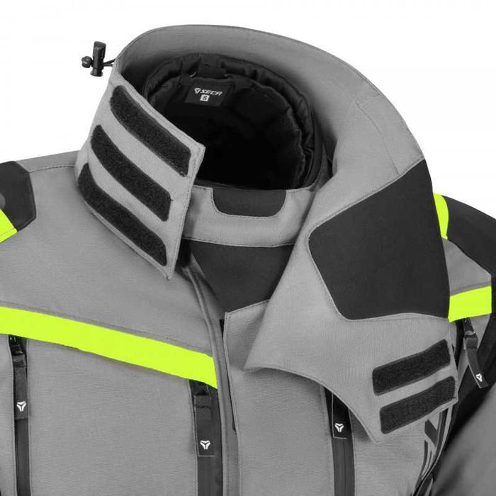 Текстилно мото яке SECA ARRAKIS III Titanium/Neon/Yellow