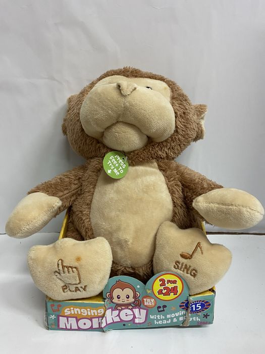 MAIMUȚA jucărie din pluș interactivă cu sunete 25 cm