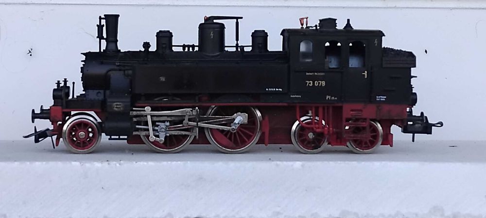 Locomotiva cu aburi BR 73 TRIX 1.87 HO raritate