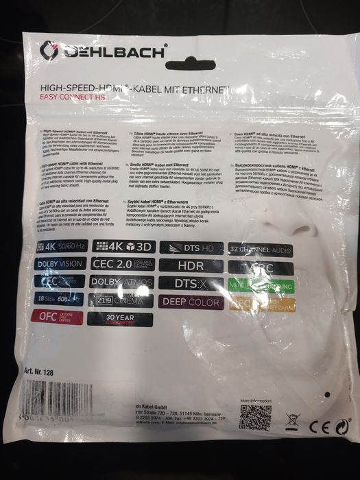 Cablu hdmi Oehlbach easyJet connect hs 2,5m