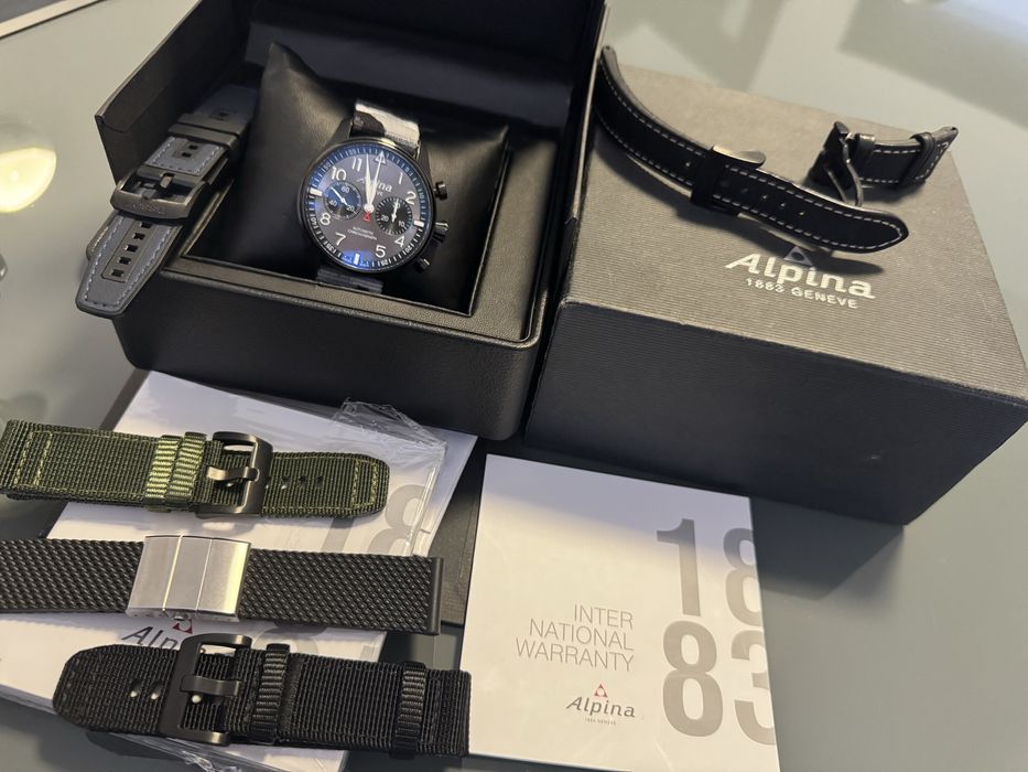 Alpina Pilot 44mm Chronograph Automatic
