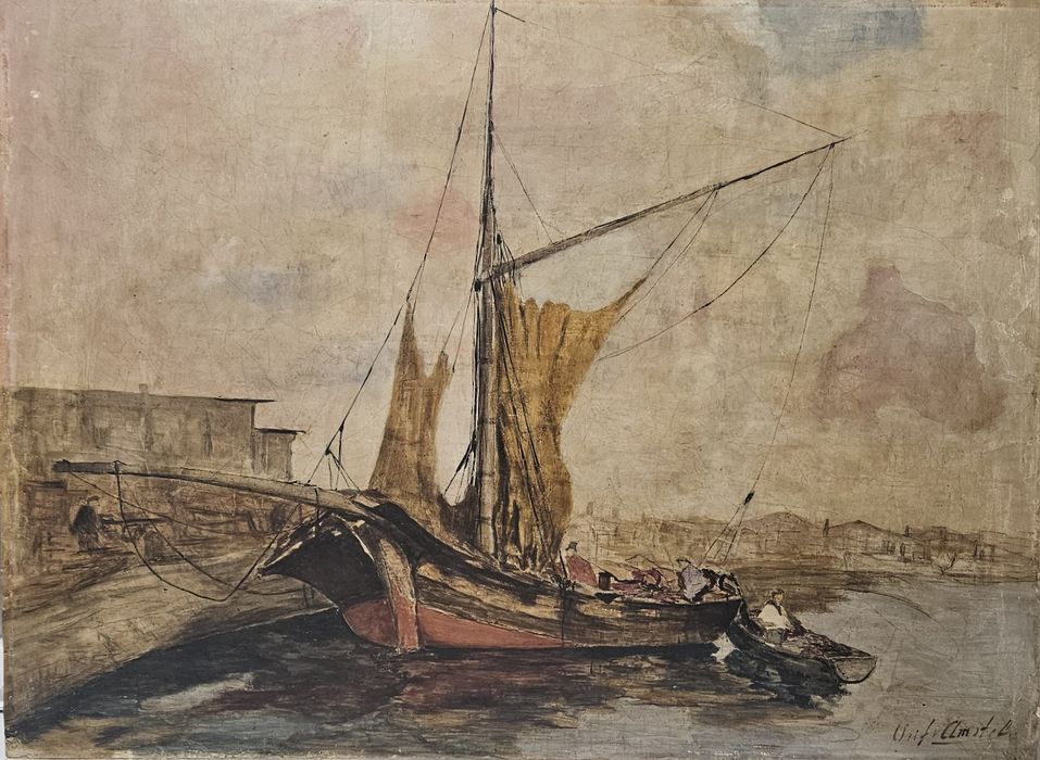 Tablou vechi, srmnat Unif v Amstel