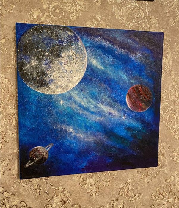 Продам интерьерную картину Космос