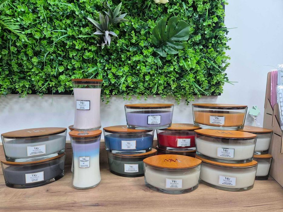 Woodwick Свещи с дървен фитил