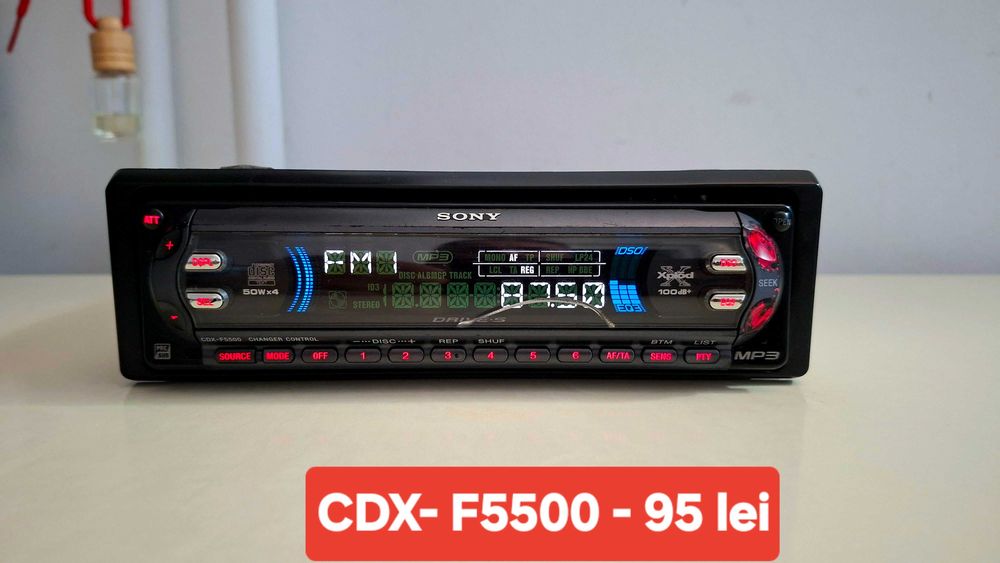 Radio casetofon Sony - A200ui, GT620u, CDX F5500, CDX 5032,  GT23