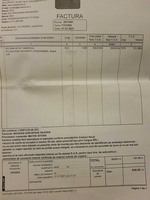 Toyota Avensis 2.0 diesel rhd volan dreapta 2004