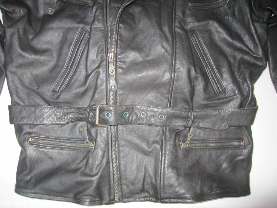 Haina groasa piele masura XXL,  tip geaca motor, stare f. buna