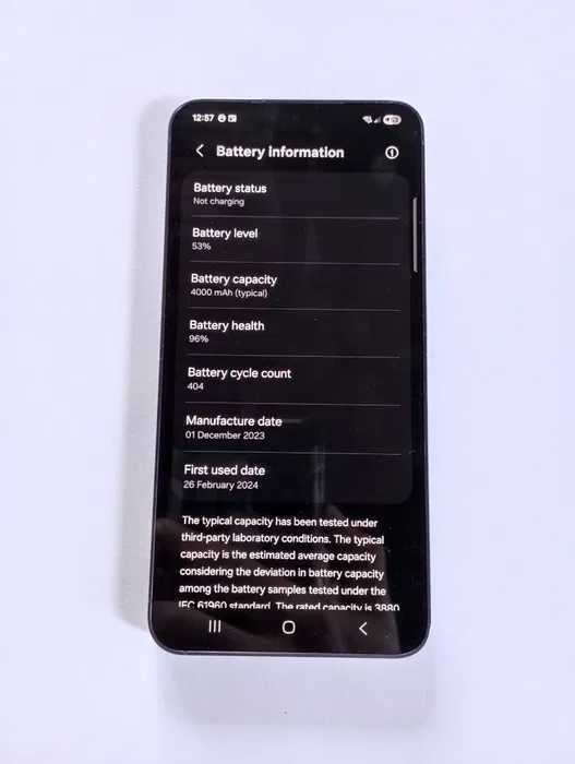 Samsung Galaxy S24 (SM-S921B/DS) - 128GB / 8GB RAM - Cobalt Violet