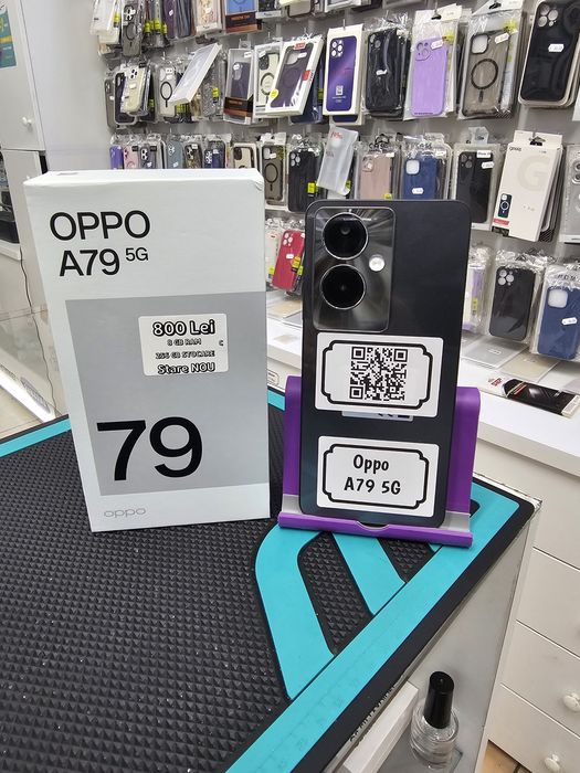 Oppo A79 5G, 8 /256 GB, Nou, Garanție