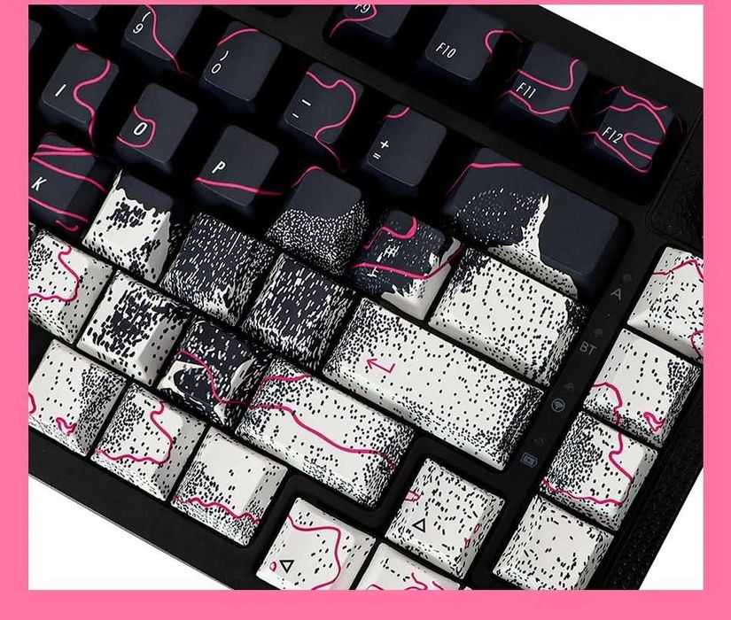 146 Капачки Кийкапове Gaming Keycaps Cherry Profile MX за клавиатура