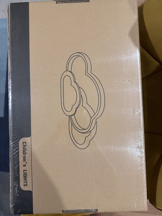 Детска LED лампа(плафон) облаци