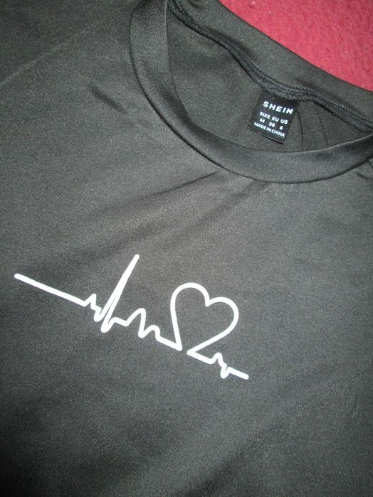 tricou negru Shein M/S   dame