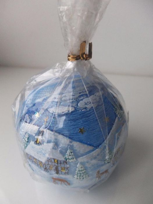 Новогодняя свеча.