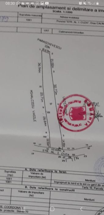 Super oferta valabila doar luna aceasta.Teren de vanzare Calimanesti