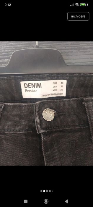 Blugi+cămașă mărimea M