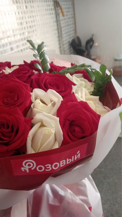 Цветы сегодняшние 31 роза