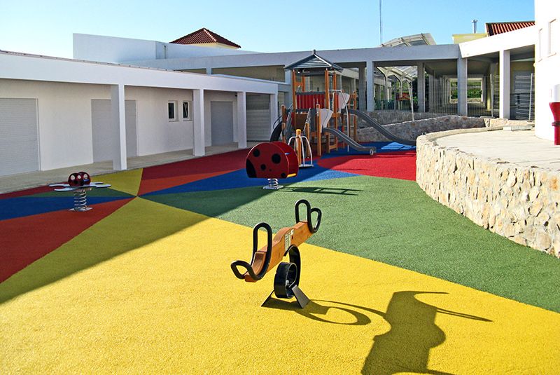 Безшовное Резиновое покрытие для детские площадки резина копламаси