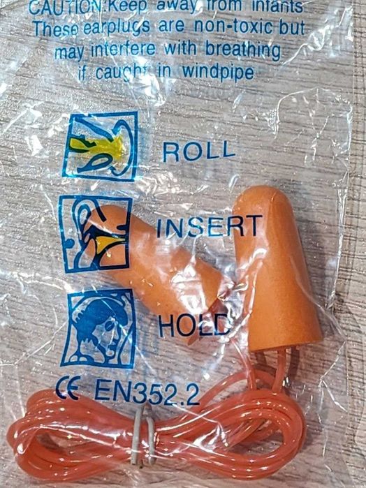 Противошумные вкладыши (беруши) со шнурком