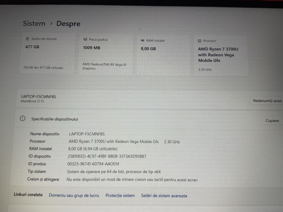 Huawei Matebook D15