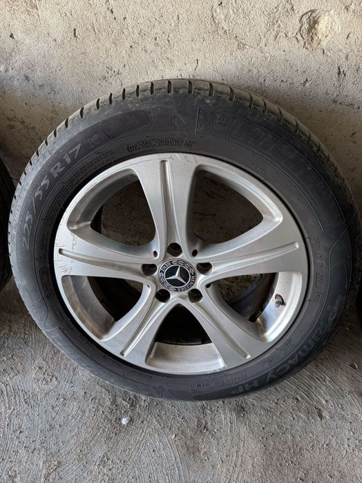 Set 4 jante originale Mercedes 17" (E-Class W212/W213) cu anvelope 225/55 R17