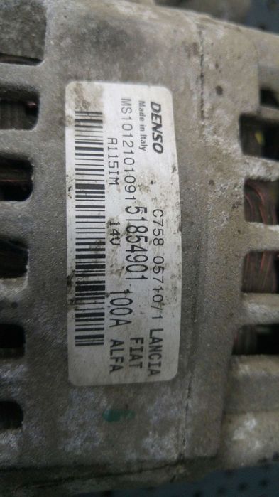 Alternator 1.6 d lancia delta 3 844 ms1012101091 51854901