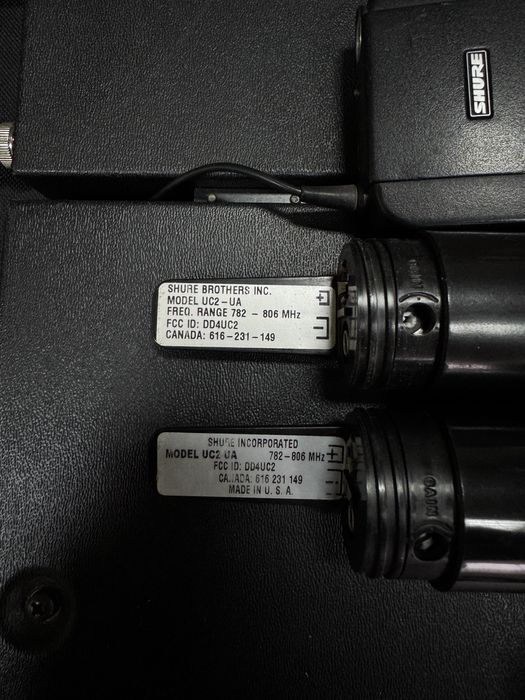 Shure uc cu microfon si bodypack 2 buc made in USA