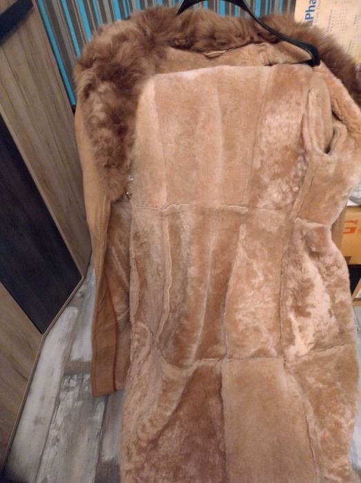 Кожен кожух от овча кожа