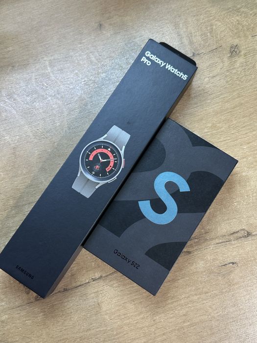 Продаётся смартфон Samsung Galaxy S22 + Galaxy Watch 5 Pro