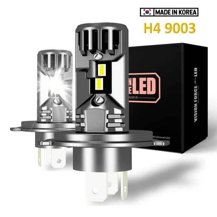 LED крушки Automat, Canbus, Mini, H4, 12000LM, 12V, 6000K