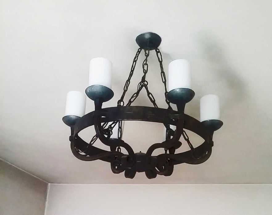 Винтидж полилеи -  ковано желязо