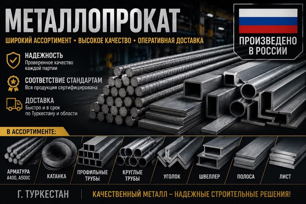 Арматура , катанка , швеллер , профильные трубы, балки.