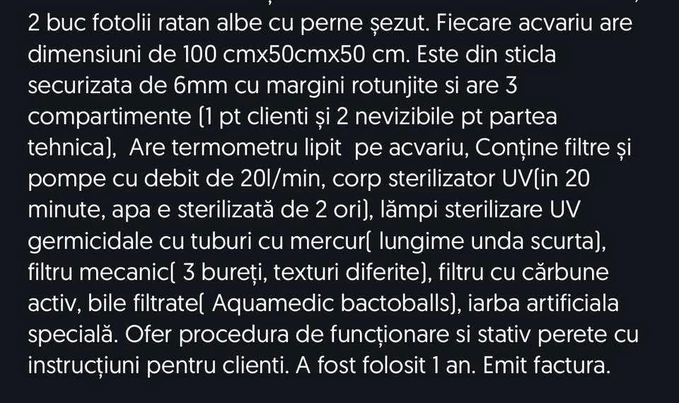 Acvarii mari 210L