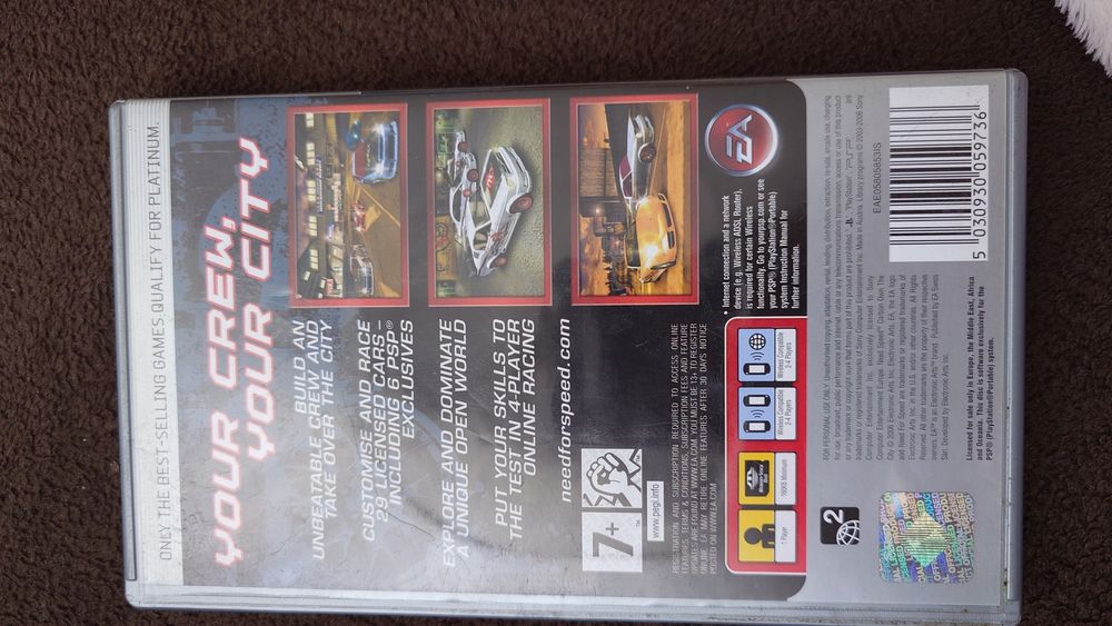 NFS Carbon Own The City Игра за PSP