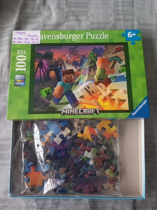 Puzzle Minecraft,  100 piese