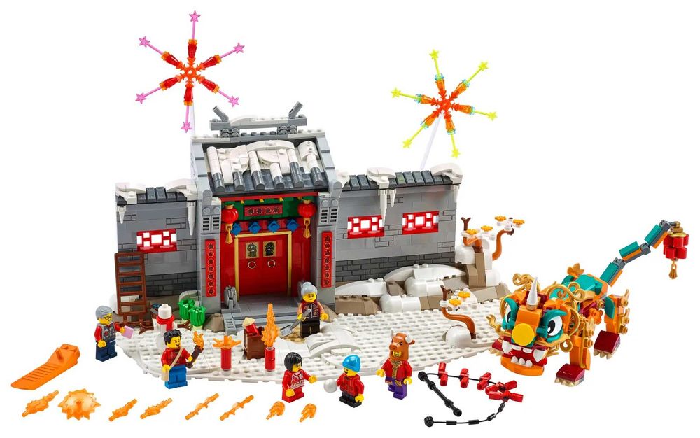 НОВО LEGO Christmas 80106 - Chinese New Year: The Story of Nian