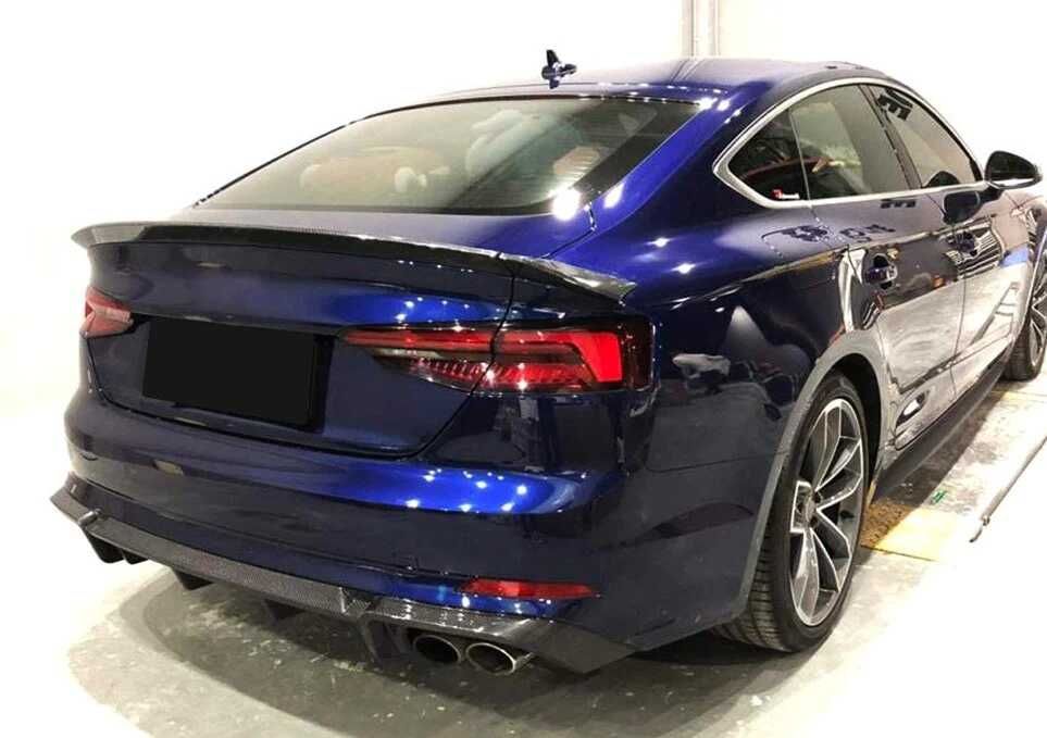 Prelungire bara spate fusta spoiler lip difuzor AUDI A5 F5 COUPE Cab.